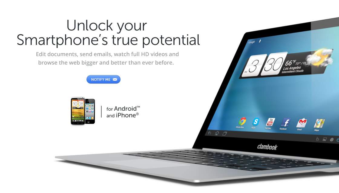 ClamBook for Android and iPhone