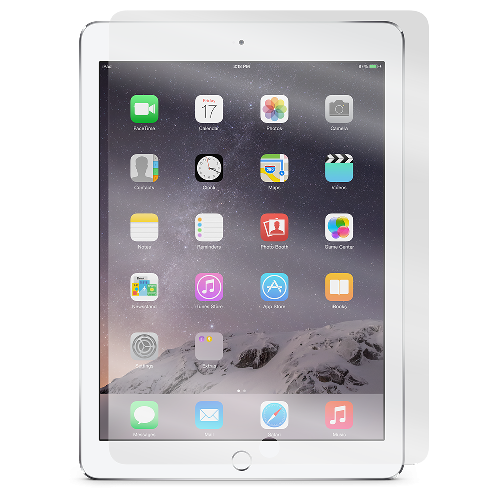 Incipio iPad Air & Air 2 Plex Anti-Glare & Anti-Fingerprint Screen Protector Applied