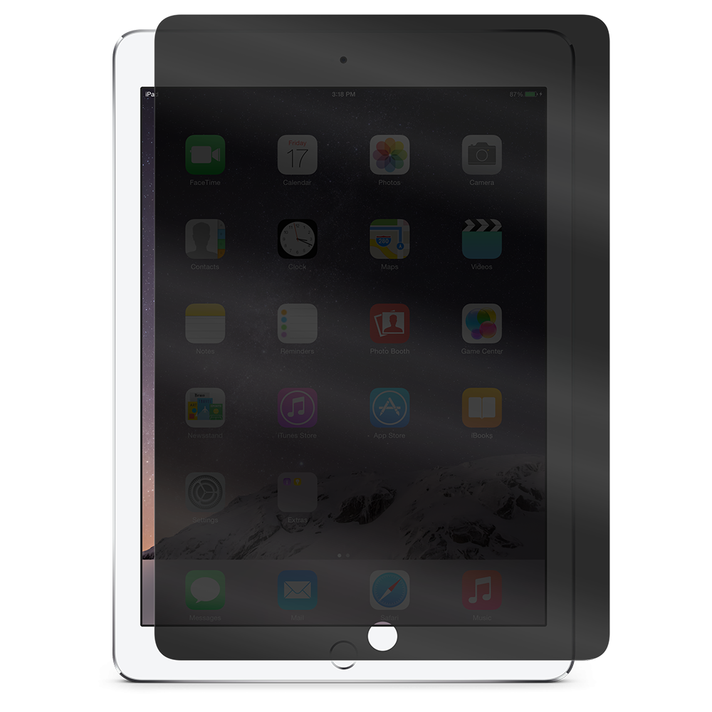 Incipio iPad Air & Air 2 Plex Privacy Screen Protector Applied